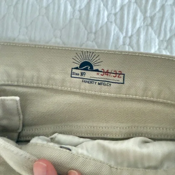 Faherty Stretch Terry 5-Pocket Pant - Picture 2 of 5